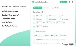 Auto Refresh Plus | Page Monitor浏览器插件：自动刷新页面
