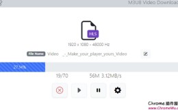 FetchV插件： 网页视频下载器(HLS|m3u8|mp4|blob)