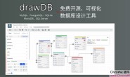 drawDB :免费开源,在线可视化数据库拖拽设计工具,支持 MySQL/PostgreSQL/SQLite